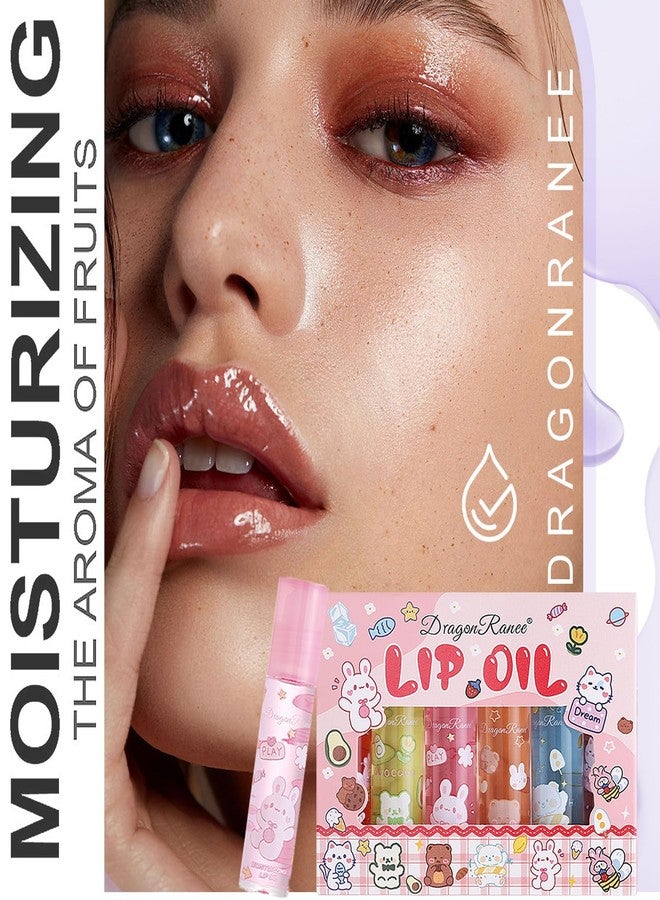 DENESTUP 6pcs Roll On Lip Gloss Set, Fruit Flavored Lip Gloss Set Glossy Lip Make-up for Kids and Teens, Non Toxic, Kid Friendly, Party Gift, Best Friends - Image 3