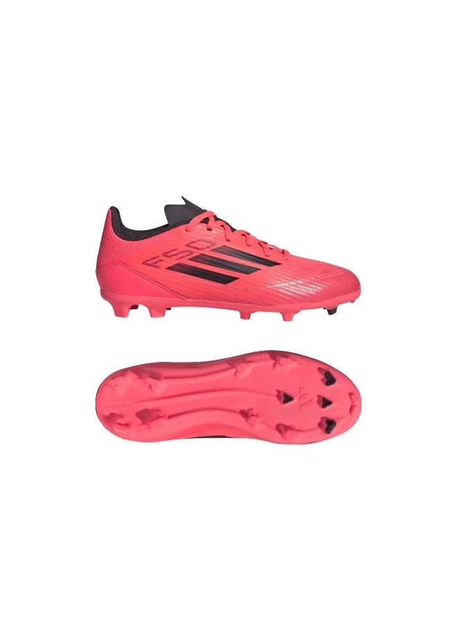 adidas أحذية كرة قدم F50 League FG/MG J حمراء