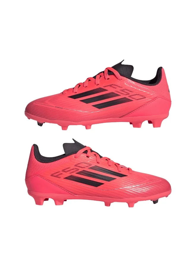 adidas أحذية كرة قدم F50 League FG/MG J حمراء