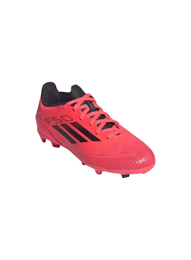 adidas أحذية كرة قدم F50 League FG/MG J حمراء