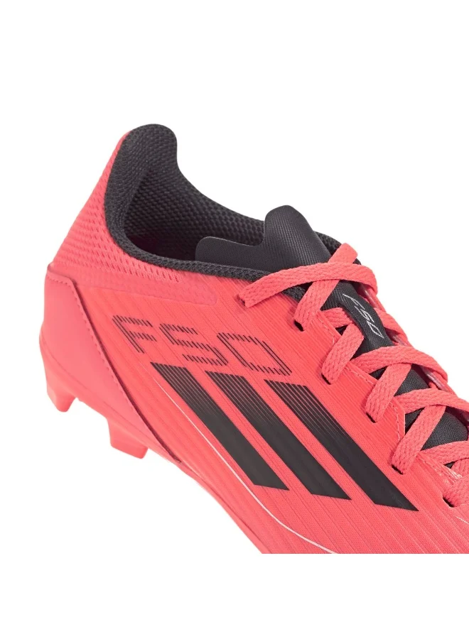 adidas أحذية كرة قدم F50 League FG/MG J حمراء