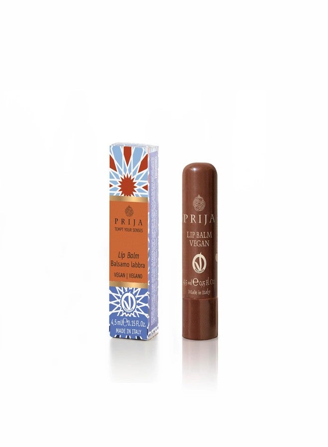 Prija Vegan Lip Balm with Jojoba Oil, Shea Butter and Sunflower Wax, Pampers your Lips Naturally, Hydrating Lip Balm Stick 4.5ml - Image 1