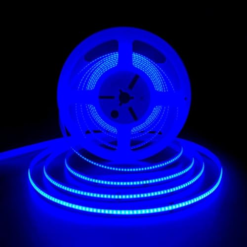 Gesto copper 5 Meter LED Strip Lights with Driver False Ceiling Lights for Home Decoration, 25W LED Profile Light Strip with 600 LEDs,Kitchen Cabinet LED Light Strips,Under Cabinet Strip(Blue) - Image 1