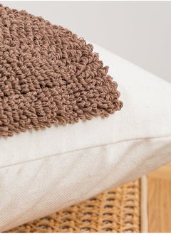 AL-HRAER One Piece Of Embroidered Cotton Cushion Cover with Bohemian Embroidered And Furry Patterns Soft And Elegant And Modern Feeling Without Filling  - Image 4