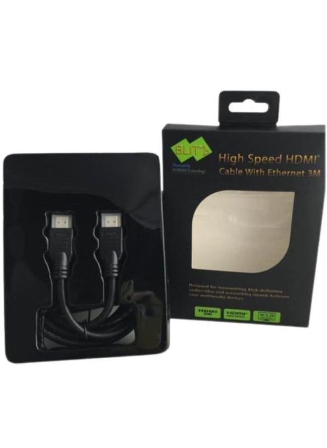 Blitz High Speed Hdmi Cable, 3 Meters  - Image 2
