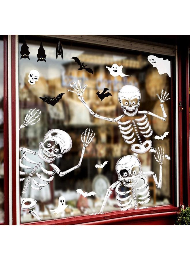 Y&D Halloween Window Decorative Stickers White 90x80cm  - Image 4