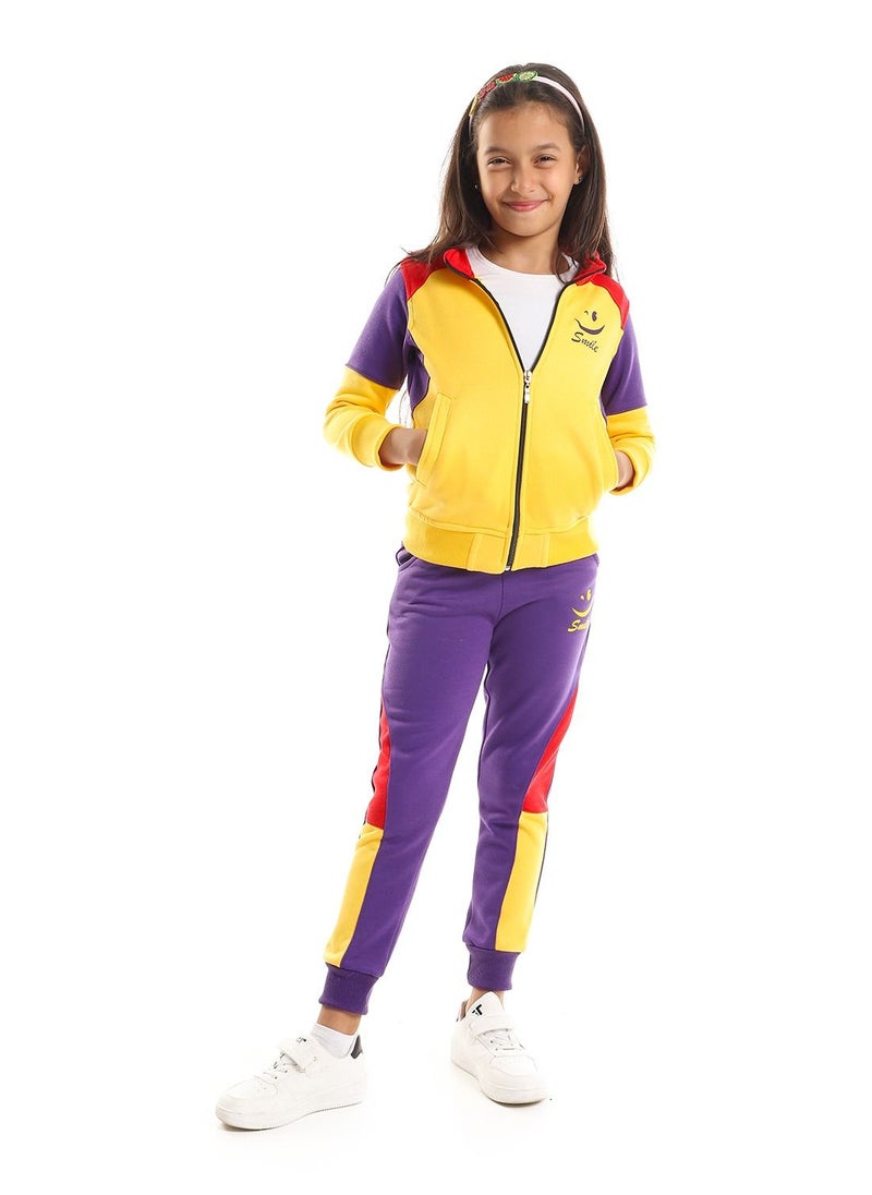 Caesar Girls Training Suit Printed (Smile)  - Image 1