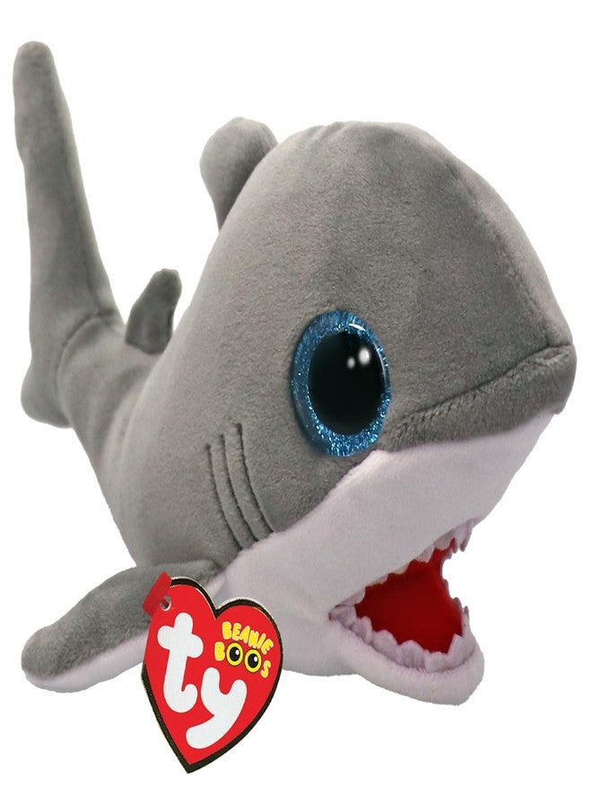 Ty Beanie Boo Finnegan The Gray Shark - 6" - Image 1