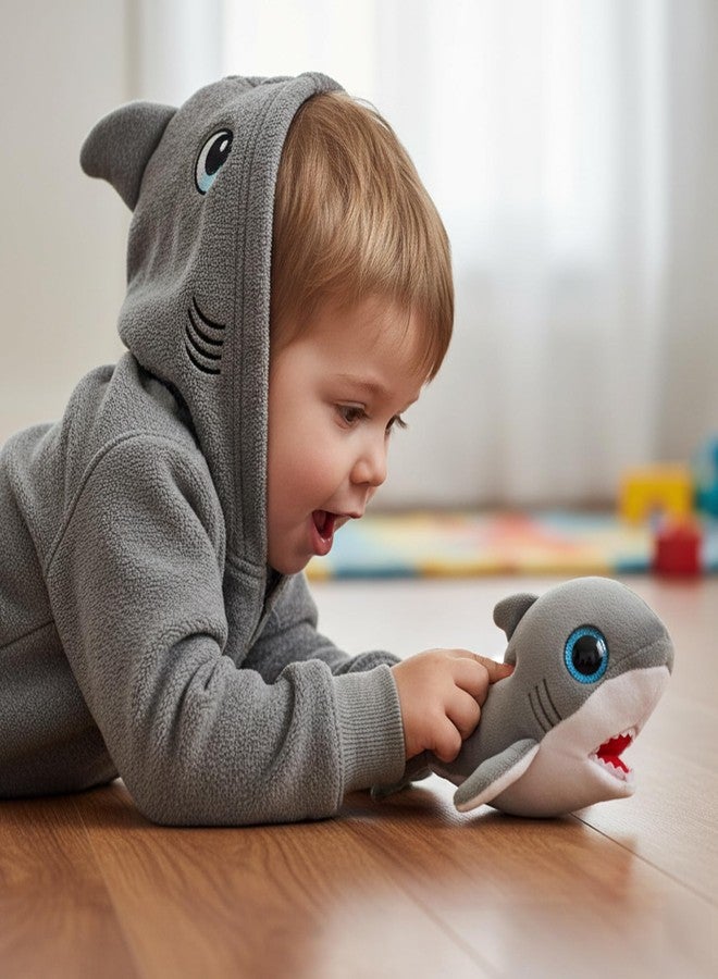 Ty Beanie Boo Finnegan The Gray Shark - 6" - Image 2