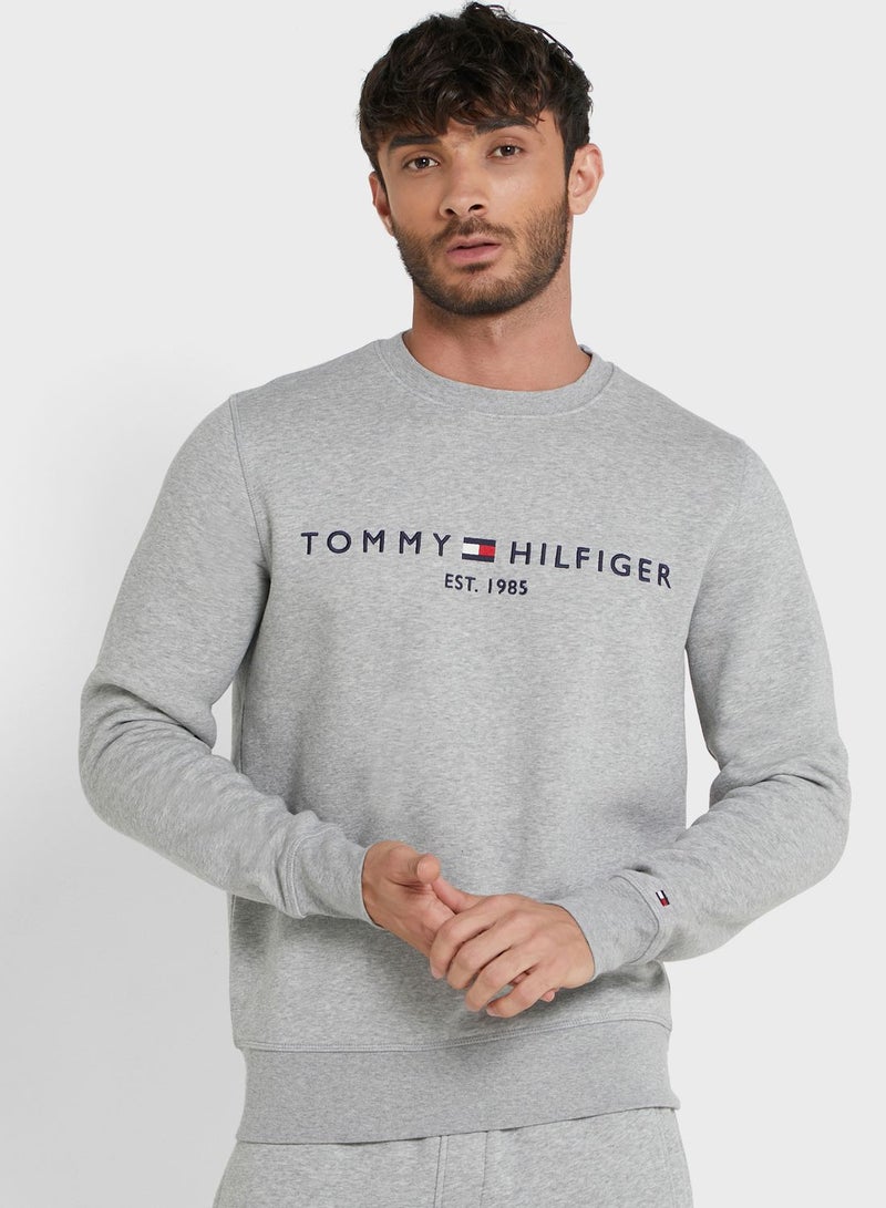 TOMMY HILFIGER Regular Fit Logo Sweatshirt  - Image 1