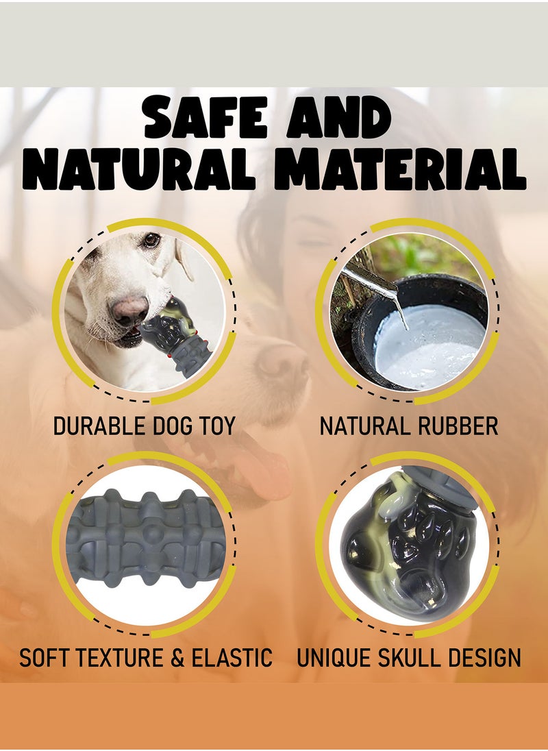 CHEWY BONE Dog chew bone for large dogs hard rubber dog bone  - Image 3
