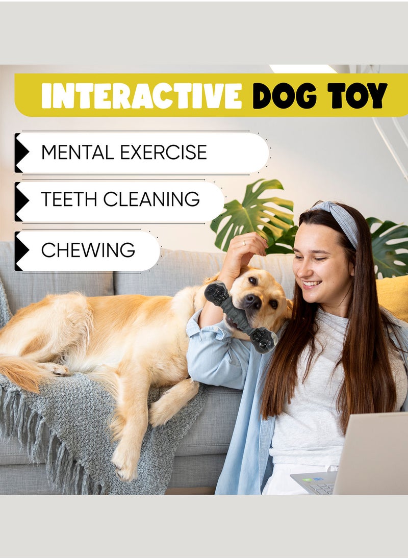 CHEWY BONE Dog chew bone for large dogs hard rubber dog bone  - Image 5