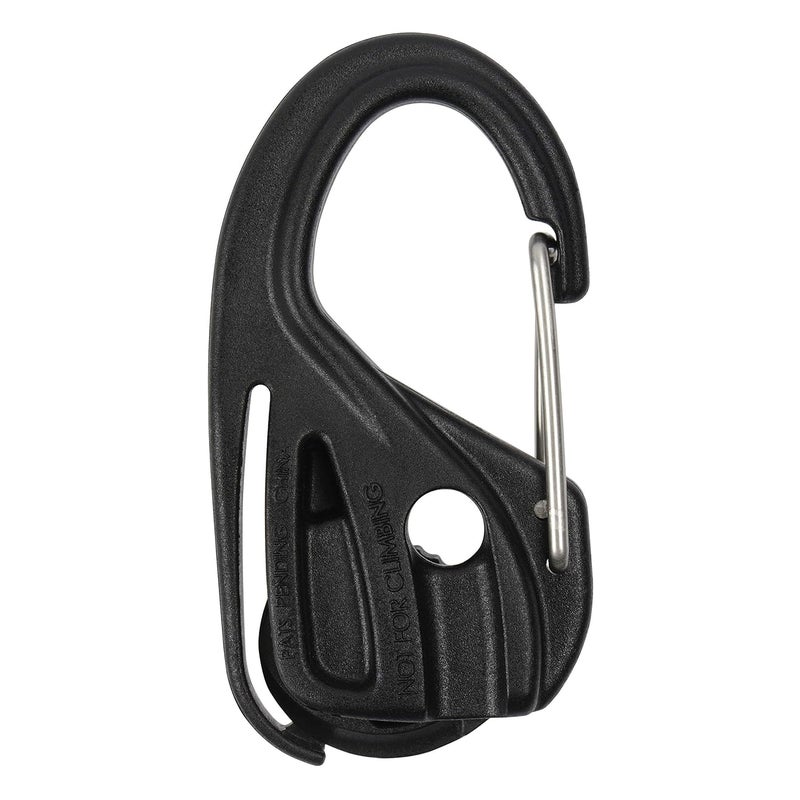 NiteIze Nite Ize NCJ252R3 CamJam Tie Down Rope Tightener with Carabiner Clip 2pack With Cord Black 2 Count - Image 3