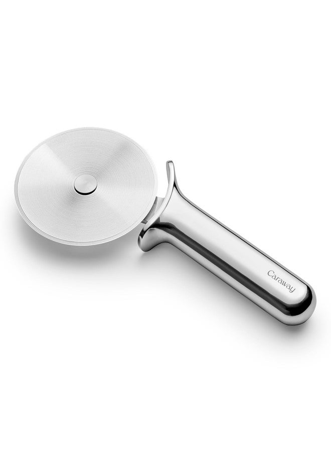Caraway Pizza Cutter Wheel - Non Toxic Stainless Steel - Essential Kitchen Tool - Ergonomic Handle - Image 1