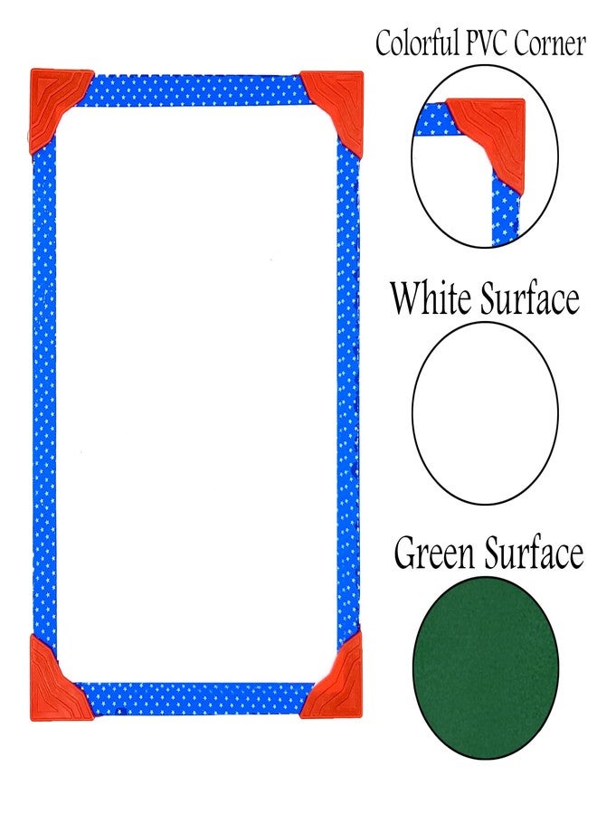 Eduway 2 in 1 Learn Write 8x11 Inch Slate with Marker for Kids | Double Sided Front for Chalk & Reverse Dry Erase Board for Marker with PVC Corners | Early Learning for 2 Years & Above (8x11 Inch) - Image 4