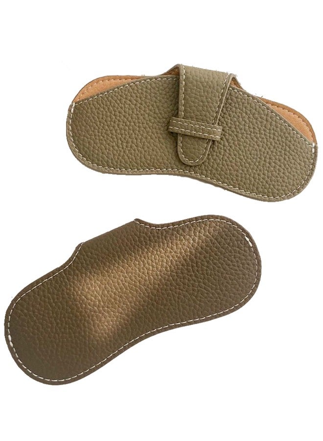 Generic PU Leather Glasses Case Slim Sunglasses Pouch Lightweight Travel Portable Squeeze Top Soft Eyeglasses Cover Holder  - Image 5