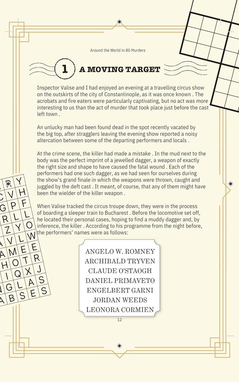 Around the World in 80 Murders Puzzle Book: Classic cosy crimes for you to solve - Image 2