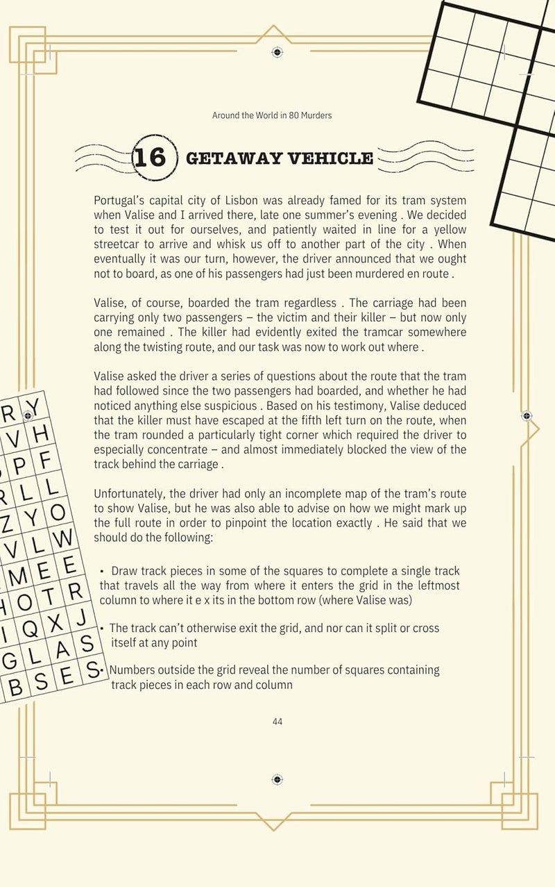 Around the World in 80 Murders Puzzle Book: Classic cosy crimes for you to solve - Image 4