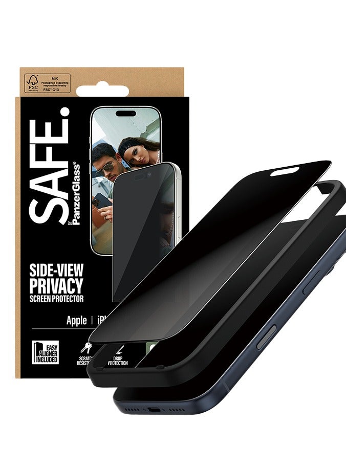 بانزرجلاس حماية شاشة بانزر جلاس SAFE ايفون 17 برو - شاشة كاملة حفظ الخصوصية - Image 2