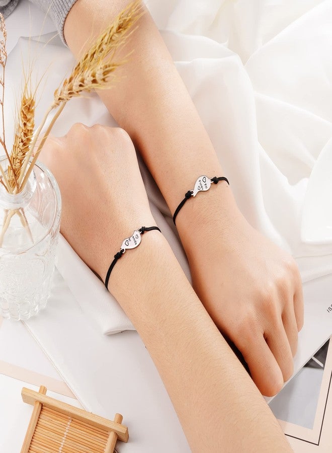 Tarsus Friendship Bracelets Matching Best Friend Bracelet for 2 BFF Jewelry Galentines Day Friendship Birthday Gifts for Women - Image 5