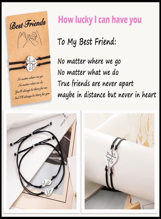 Tarsus Friendship Bracelets Matching Best Friend Bracelet for 2 BFF Jewelry Galentines Day Friendship Birthday Gifts for Women - Image 3