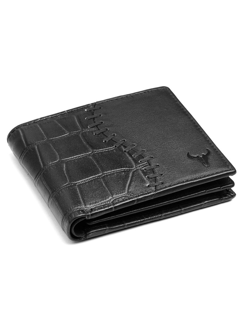 Napa Hide Black Leather Wallet for Men I 4 Card Slots - Image 1
