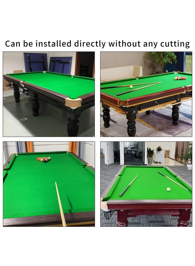 LAMAY Billiard Table Cloth Tablecloth American Pool Table Cloth Professional Billiard Table Cloth Pad Replacement Felt Cover (8')(Green) - Image 5