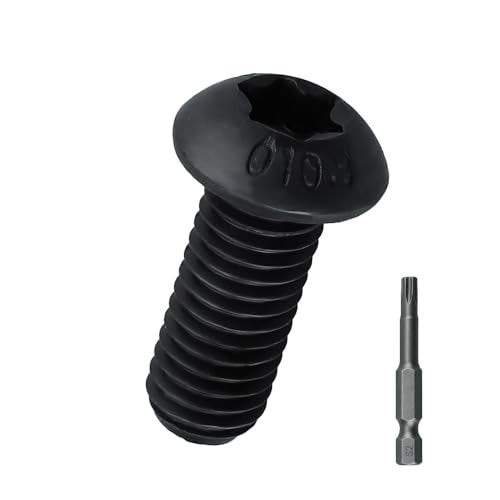 Fayeploo 50 pcs M5-0.8 x 25mm High-Strength Button Head Torx Screws, Grade 10.9, Black Oxide, for Precision Electronics DIY, Includes Torx Bit (Size T25) - Image 1