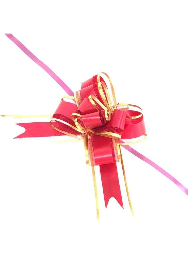 Loquat 100-Piece Pull Bow Gold/Dark Pink - Image 1