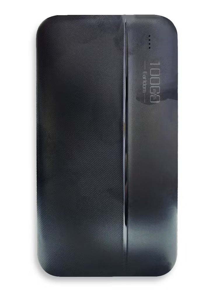 Earldom Power Bank 10000mAh with USB Output Fast Charging , Black - PB54 - Image 5