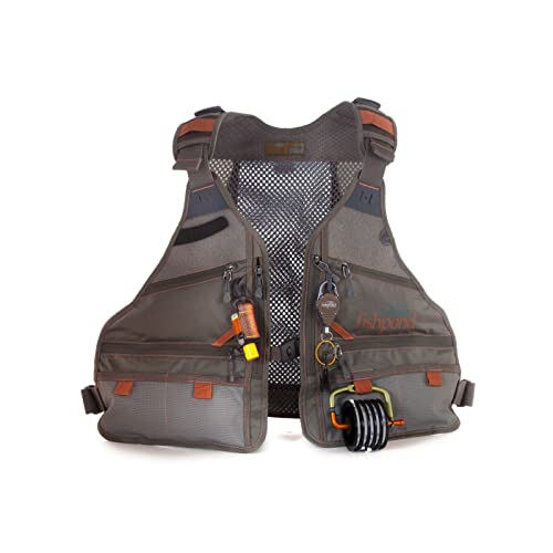 fishpond Flint Hills Men's Fly Fishing Vest - Gravel | Fishing Vests for Men - Image 1