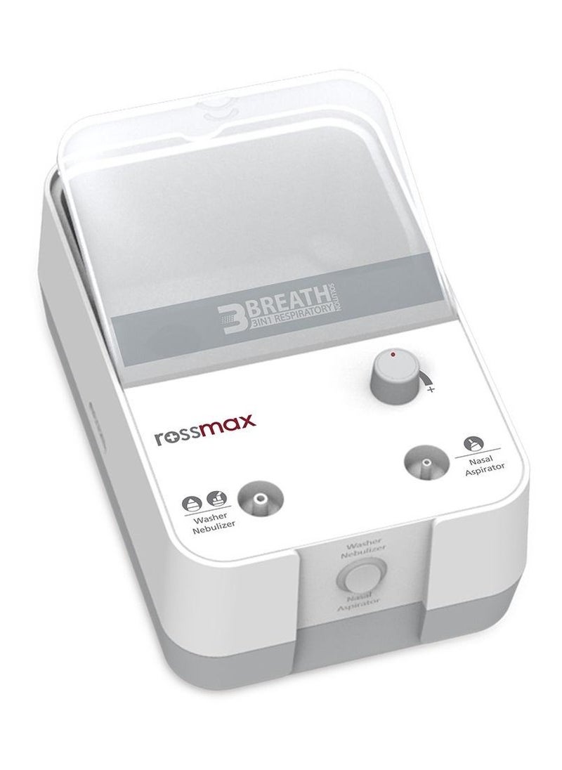 Rossmax - 3-in-1 Piston Nebulizer NK 1000 - Nasal Wash, Aspirator & Nebulizer for Comprehensive Care - Image 1