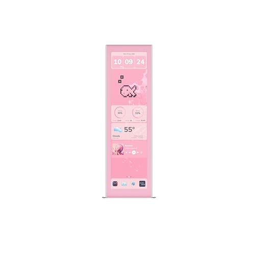 Hyte Y70 Touch Infinite Display Upgrade Screen Kit for PC Case 149 IPS Display 25K Resolution 60Hz 10Point Touch Strawberry Milk Pink - Image 1