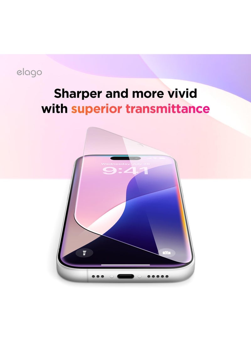 Elago Privacy Tempered Glass for iPhone 16 Plus (2024) Screen Protector - [1Pack] - Image 5