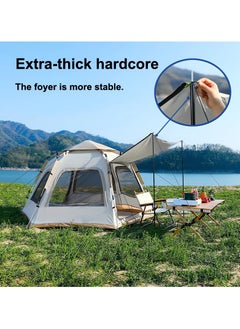 XIPH 6-8 Person Automatic Camping Tent, Waterproof Outdoor Tent with UV Protection, Spacious 270x240x155CM for Family & Group Adventures  - Image 5
