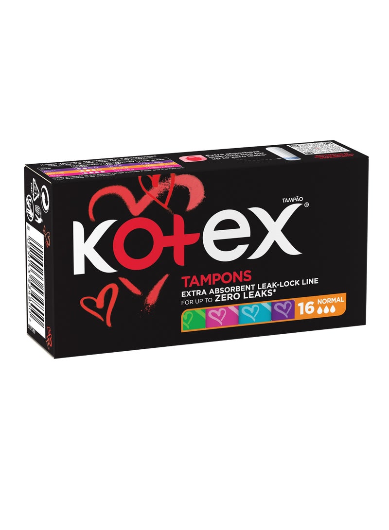 Kotex تامبونز عادية فائقة الامتصاص - Image 2