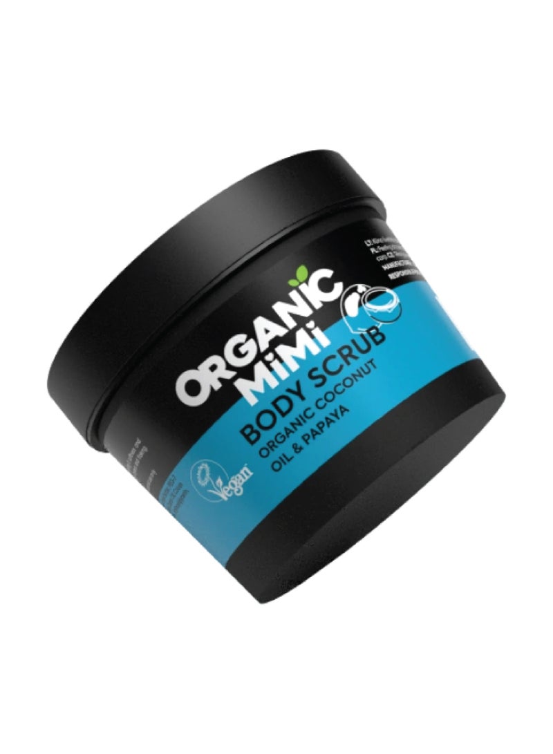 Organic Mimi Coconut  & Papaya Body Scrub 120g - Image 2