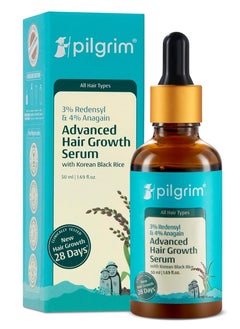 PILGRIM Pilgrim Redensyl 3 + Anagain 4 Advanced Hair Growth Serum For Unisex Redensyl Hair Growth Serum With Natural Ingredients 50ml  - Image 1