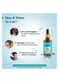 PILGRIM Pilgrim Redensyl 3 + Anagain 4 Advanced Hair Growth Serum For Unisex Redensyl Hair Growth Serum With Natural Ingredients 50ml  - Image 4
