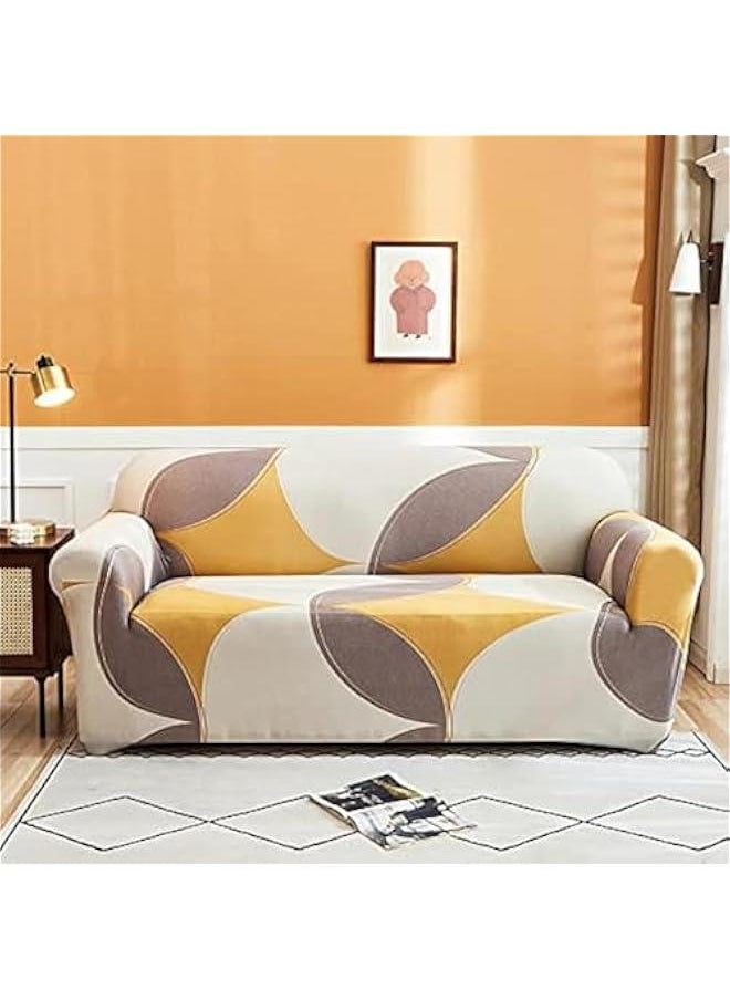 Beauenty Universal High Stretch Sofa Slipcovers Loveseat Couch Covers Armchair Furniture Protector Wrap (A01, Medium)  - Image 1
