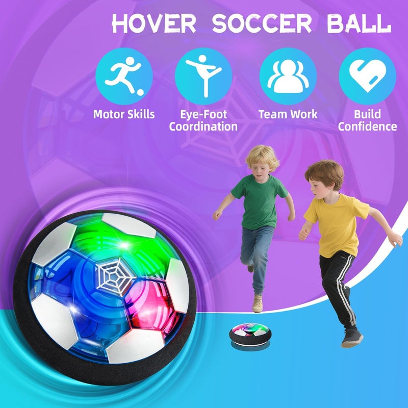 BLUEYE Store Rechargeable Hover Soccer Ball- Kids Toys -Indoor Toddler Game -Birthday for Boy Age 3,4,5,6,7,8,9 Years Old -Easter Basket Essential- Stocking Stuffers - Yankee Swap-1Pack - Image 5