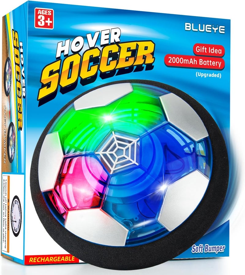 BLUEYE Store Rechargeable Hover Soccer Ball- Kids Toys -Indoor Toddler Game -Birthday for Boy Age 3,4,5,6,7,8,9 Years Old -Easter Basket Essential- Stocking Stuffers - Yankee Swap-1Pack - Image 1