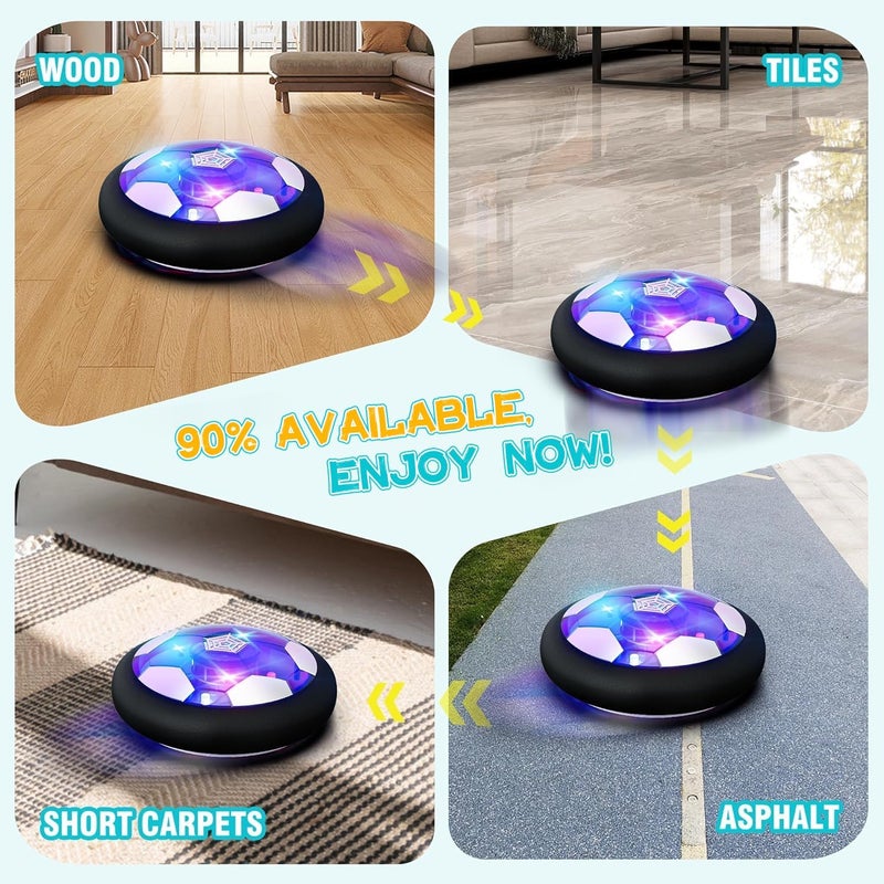 BLUEYE Store Rechargeable Hover Soccer Ball- Kids Toys -Indoor Toddler Game -Birthday for Boy Age 3,4,5,6,7,8,9 Years Old -Easter Basket Essential- Stocking Stuffers - Yankee Swap-1Pack - Image 3