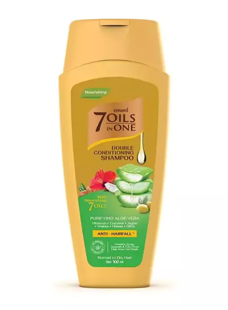 emami Emami Shampoo 7 Oils in 1 Dual Moisturizing Shampoo with Purifying Aloe Vera Extract 200ml