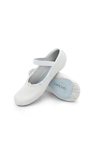 Capezio girls Daisy 205 Ballet Shoe ToddlerLittle KidWhite10 N US Toddler - Image 1
