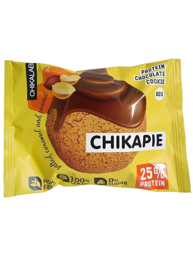 Chikalab Chikapie Salted Caramel And Peanuts 1 Box (9 x 60g) - Image 2