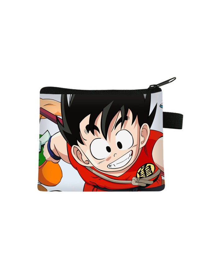 New Dragon Ball Coin Purse For Children, Large Capacity Short Storage Bag, Student Square Mini Bag