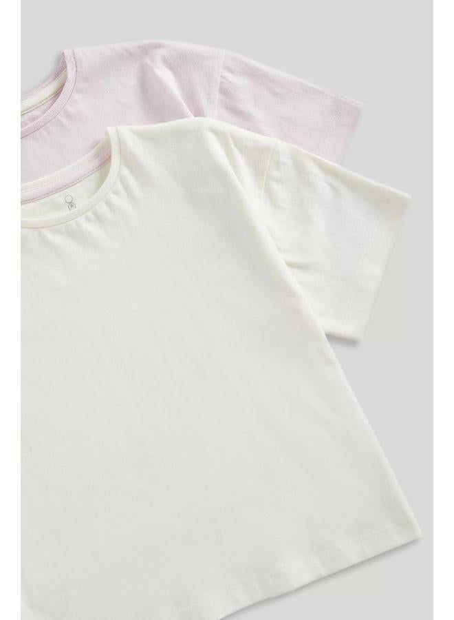 mothercare Pink Check Pyjamas - 2 Pack - Image 3