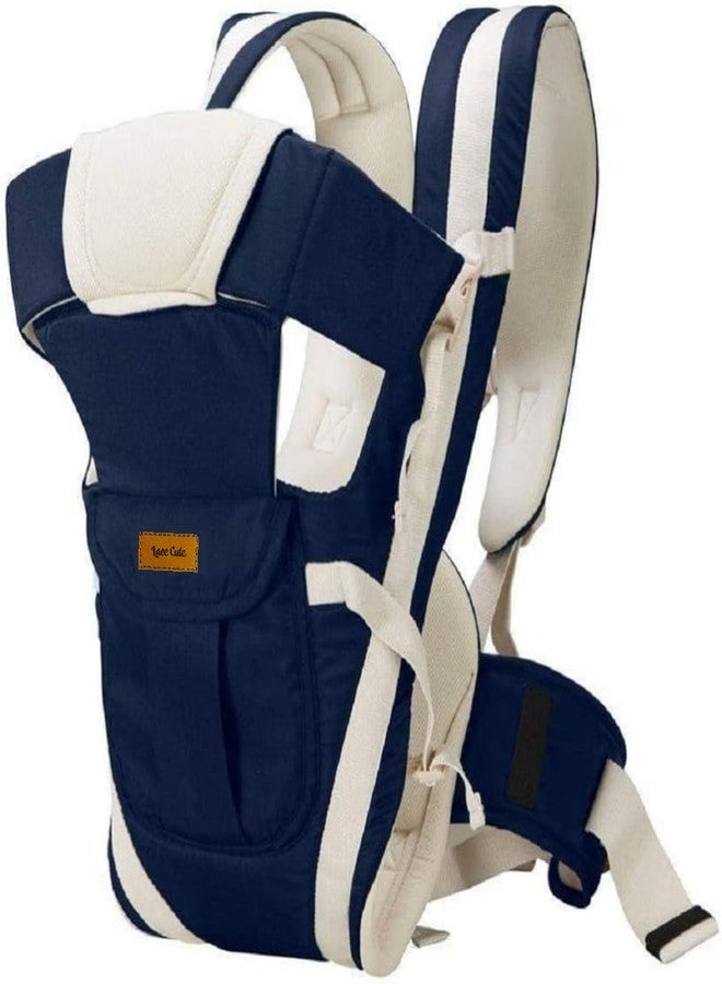 Laee cute Baby Carrier Bag/Adjustable Hands Free 4 in 1 Baby/Baby sefty Belt/Child Safety (Navy Blue) - Image 1