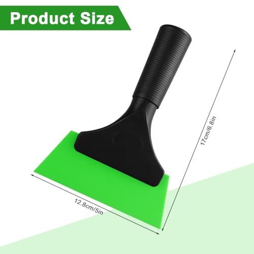 STHIRA® Window Tint Scraper, 5-inch Window Film Rubber Squeegees for Paint Protection Film, Decorative Vinyl Wraps, Non-Abrasive Bubble Free Film Applicator - Image 2